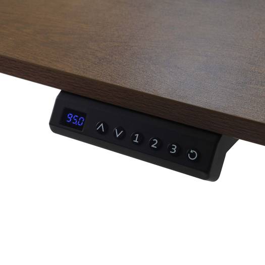 Buy IRISE ELECTRIC HEIGHT ADJUSTABLE DESK- WALNUT AND BLACK